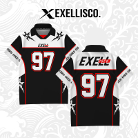EXELLISCO Jersey Streetwear EXELLISCO 97 Kaos Jersey Unisex Bahan Dryfit Milano Desain Buggy The Clo