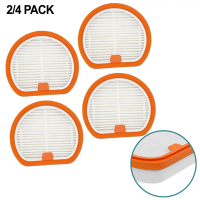 2/4 Pieces Washable Filter Kit Reusable Home Cleaning Floor Maintenance for UWANT Cordless Vacuum V5