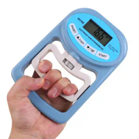 Ergonomic Grip Trainer Electric Grip Strength Tester with Led Display for Hand Grip Measurement Power for Exercising