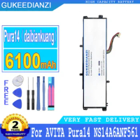 6100mAh GUKEEDIANZI Battery For AVITA Pura14 pura 14 NS14A6ANF561 CN6613-2S3P Big Power Bateria