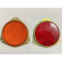 LansuikanaTH Round Reflective Ruby, Steel Edge, Width 4.5 Inches.  มีบริการเก็บ