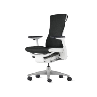 【Herman Miller】Embody 全功能 - 白框黑布｜中厚布款｜世代家具｜原廠授權代理商(人體工學椅/電腦椅)