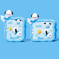 Cartoon Sanrio Pochacco Airpods Case for Airpods 1/2/3 Cute Airpods Pro Apple Wireless Bluetooth Headset Case Soft Shell Gift