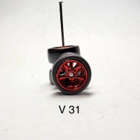 Velg dan ban karet diecast skala 1/64 color