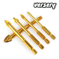 Free Shipping 5/6/8/10/12mm Hex Shank Tile Bits Glass Ceramic Concrete Hole Opener saw Tungsten Carbide Alloy Triangle Drill