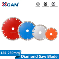 XCAN Diamond Saw Blade 125/155/190/230mm Angle Grinder Dry Wet Cutter Disc for Tile Stone Circular Saw Blade