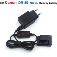 5V USB Power Cable+DR-50 NB-7L NB7L Fake Battery+QC3.0 USB Charger For Canon PowerShot G10 G11 G12 SX30 IS SX30IS SX Series