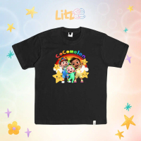 Kaos Katun Anak \HAPPY COCOMELON\"  |  Kaos COCOMELON| Katun Combed Original | Baju Anak Litzee"