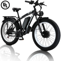 K800 Electric Bicycle For Adults KETELES 2000W Dual Motor Snow Mountain Fat Bike 23ah Best Battery 48V Electric Hybrid Bike