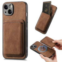 Honor X9B X9 A X8A X7A X6A X6S X7 Magsafe Case 2IN1 Detachable Leather Back Cover For Huawei Honor 90 Lite 100 70 Pro Plus Funda