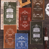 24 Pcs Vintage Style Journaling Diy Scrapbooking Material Paper Floral Antique Letter Astronomy Diy Art Project Materials