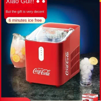 220V Coca Cola Home Ice Maker Small Commercial Ultra Mini Automatic Mini Fast Ice Block Refrigeration Machine