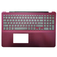 New US Keyboard For SONY Vaio SVF15A SVF15A1C5E With Pink Palmrest Upper Cover 5JGD6PHN090