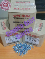 LIMITED Skrup Baja Ringan 10x16 Roofing Putih Wilson - 1 Box isi 1.000 pcs