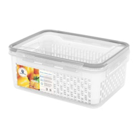 ดับเบิ้ลล็อค กล่องอาหารโมดูลาร์พลัส รุ่น 9511P ขนาด 3350 มล. สีขาว