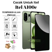 Anti Spy Kaca For Itel A100c Super Glossy Tebal Dan Kuat Tempered Glass Privacy-Antigores Privasi L