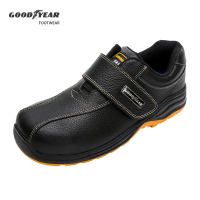 【GOODYEAR 固特異】蓋亞-認證安全鞋/男 工作鞋 鋼頭 防穿刺 頂級牛皮(GAMX23900)