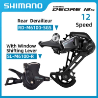 SHIMANO DEORE SL M6100 SHIFT LEVER RD M6100 SGS REAR DERAILLEUR 12 Speed 12V SHIFTER SWTICH MTB Mountain Bike Groupset