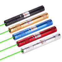 Tactical Laser Pointer High Power USB Rechargeable Pen Laser Flashlight Green Laserpointer Adjustable Focus Hunting Accessories