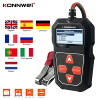 KONNWEI KW208 Car Battery Tester 12V 100 to 2000CCA Cranking Charging Circut 12 Volts Battery Tools Battery Analyzer Auto Tool