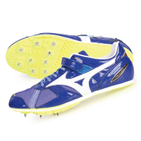 MIZUNO FIELD GEO LJ-B-日製男女田徑釘鞋 - 跳遠 U1GA194001 藍白金