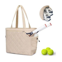 Amara Tas Padel Wanita Cover Raket Model Tote Bag AMARA-BEIGE