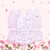 [TOMS] CHIYO BABY (3stel) Baju Kutung + Celana Pop Motif Terbaru GIRL | Stelan Baju Tidur Bayi Perem