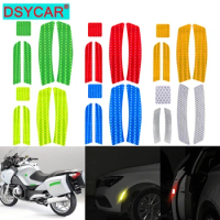 DSYCAR 1Set Reflective Sticker Tape Adhesive Tape For Truck Motorcycle Bicycle Warning Sticker Reflective Sticker