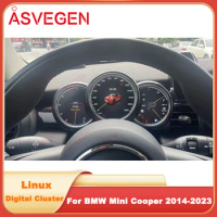 Linux Car LCD Digital Cluster For BMW Mini Cooper 2014-2023 Radio Digital Dashboard Instrument Cluster Panel