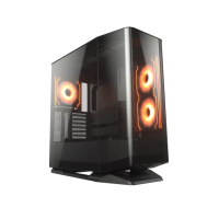 【COUGAR 美洲獅】FV270 RGB 電競機箱 電腦機殼(黑色/EATX/支援360水冷排)