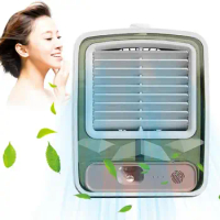Portable Air Cooler 3 In 1 Tiny Evaporative Desktop Cooling Fan With Humidifier Quiet Portable Evaporative Cooler With Large