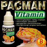 PACMAN VITAMIN CAIR LIQUID OBAT MENYEMBUHKAN GANGGUAN PERTUMBUHAN KODOK PEKMEN PACMAN STRAWBERRY KAT
