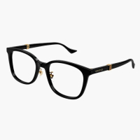 【GUCCI 古馳】方形膠框光學眼鏡(GG1500OK-001 WEB系列)