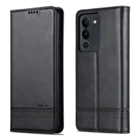 Magnetic Flip Case for VIVO V29 V29E Case Leather Shockproof Wallet Cover for VIVO V20 SE V27 Pro V20SE V21 V23 V23E V29E Case