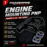 Engine Mounting Mio Sporty Smile Soul Fino Mio Karbu PNP Mundur Mesin 5CM Besi 6MM Powder Coating Hi