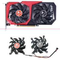 2PCS NEW Cooling Fan For COLORFUL GeForce RTX 2060 2060SUPER GTX 1660Ti 1650 1660 SUPER Graphics Card Fan 85MM 4PIN GPU FAN
