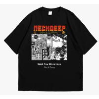 Kaos Distro NECKDEEP Lengan Pendek Semi Katun DTF