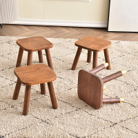 實木凳子 實木椅凳 兒童椅凳 小凳子家用實木矮凳可愛兒童小板凳椅子時尚網紅創意茶几凳『wl12016』