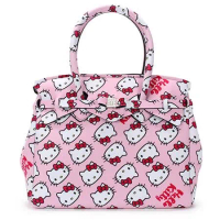 SAVE MY BAG Miss限量Hello Kitty輕量防水托特包-粉紅色