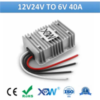 DC to DC 12v 24v to 6v Step Up Down Buck Converter 40A 240W 6 Volts Voltage Reducer Switching Power Supply Module