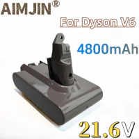For Dyson 21.6V 4800mAH V6 Dc58 Dc59 Dc62 Sv09 Sv07 Sv03 965874-02 Original Lithium ion Vacuum Cleaner Battery