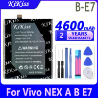 4600mAh KiKiss Powerful Battery B-E7 BE7 For Vivo NEX A B E7 Mobile Phone Internal Latest Batteries