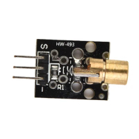 10Pcs/Set Laser Receiver Sensor Module Board KY-008 650nm 5V Red Laser Sensor Transmitter Module Dot Diode For Arduino AVR