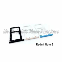 New SIM Card Tray Socket Slot Holder Adapters Replacement Parts for Xiaomi Redmi Note 5 SIM &amp; TF Card Tray Adapters