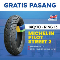 Ban Motor Ring 13 - 140/70 Michelin Pilot Street 2 (Ban Motor Belakang NMAX, PCX 160, ADV 150, ADV 1