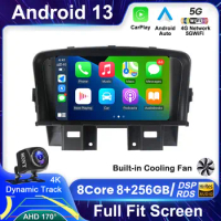 7" Android 13 Car For Chevrolet Cruze 2008 - 2014 Car Radio Video Player Multimedia GPS Navigation Built-in Carplay+Auto BT RDS