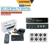 Taffware Bien4 Set Top Box TV Digital DVB T2 Receiver TV Tabung Semua TV Bien7