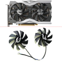 NEW 2PCS Cooling Fan 87MM 4PIN GA92A2H For ZOTAC GeForce GTX 1660 1660Ti RTX 2060 2070 GTX1660 GTX1660Ti Video Card Fan