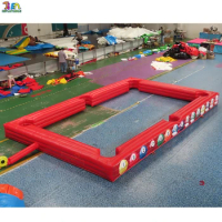 Free Door Shipping Inflatable Table Soccer Game Snooker Human Football Billiards Interactive Games Snooker Pool