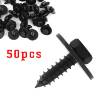 50Pcs/pack Screw Bolt Retainers Bolt Stud Retainer Fender Liner Under Cover Screw For BMW 07147129160 Bottom Cover Screws Parts
